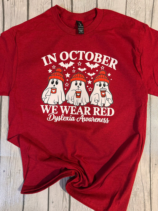 Boo October Dyslexia